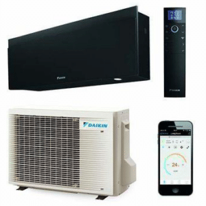 Daikin Emura Split Airco – FTXJ50AB/RXJ50 (mat zwart)
